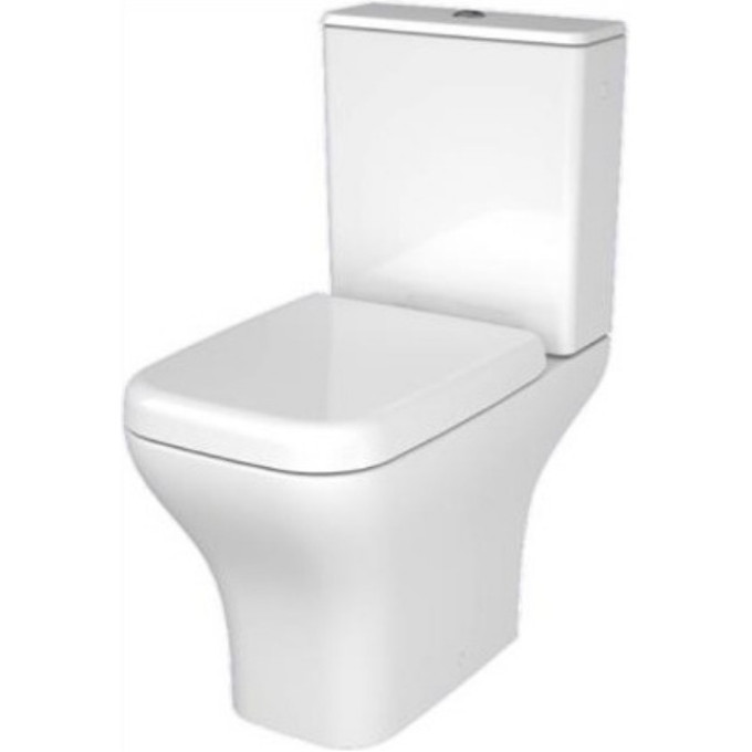 Напольный унитаз VITRA POLAR безободковый двурежимный механизм смыва 3/6 л сиденье микролифт 9843B003-7201